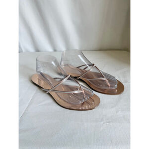 Women's Pedro Garcia Rose Gold Swarovski Crystal Sandals Size 8.5